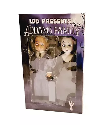 Living Dead Dolls Addams Family Gomez And Morticia Figures NRFB • $97.78