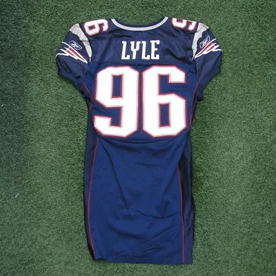 2002 Rick Lyle Game Worn Navy New England Patriots Jersey • $105.50