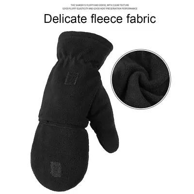 Pairs With Flip Cover Fingerless Mittens 3M Thinsulate Winter Gloves Men Women • $11.39