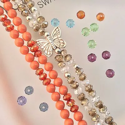 Genuine Swarovski® Crystal #5040 Briolette Beads 4mm - Choose Color - 12 PC. PK. • $2.25