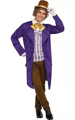 Licensed Deluxe Willy Wonka Chocolate Factory Adult Mens Book Week Costume • $85.99
