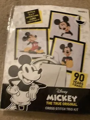 £8 • Buy Disney Mickey Mouse 90 Years Of Magic NEW Cross Stitch Kit