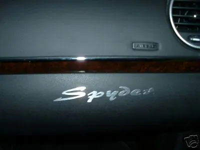 (2) SPYDER Dashboard Badge Decal Eclipse • $12.27