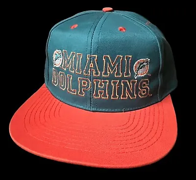 Vintage NFL 1990’s Miami Dolphins Drew Pearson Snapback Cap • £45