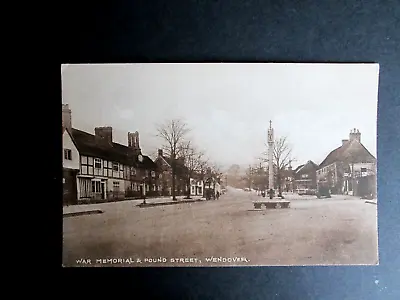 War Memorial & Pound Street Wendover Buckinghamshire  -  A Vintage Card • £2