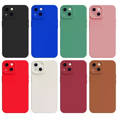 $4.98 • Buy Case For IPhone 8 7 X XR XS 11 12 13 Pro Max Soft Silicone Shockproof Slim Cover