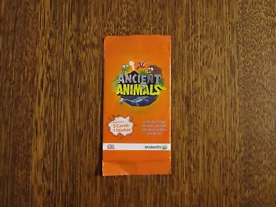 Woolworths Ancient Animals Sealed Pack Cards And Sticker - Free Postage • $19.99