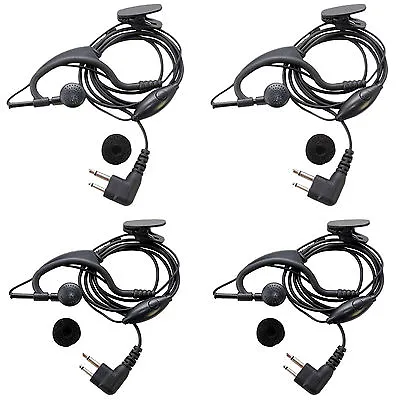 4x HQRP Mic Headset/Earpiece For Motorola CP88 CP040 CP100 CP125 CP150 CP200 • $11.45