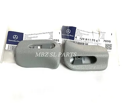 2 New OEM Mercedes R129 SL320 SL 600 300SL 500SL Orion Sun Visor Trim Caps  • $179