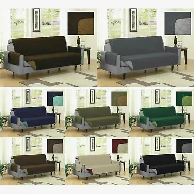 Furniture Protector Reversible Microfiber Pet Sofa Loveseat Chair Cover 8 Colors • $13.91