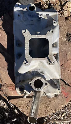 $130 • Buy VINTAGE Early WEIAND 7508 CHEVY Single Plane INTAKE MANIFOLD Used