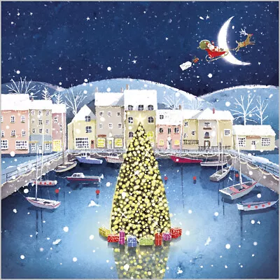 8 Marina Charity Coastal Christmas Cards - Marie Curie British Heart Foundation • £3.99