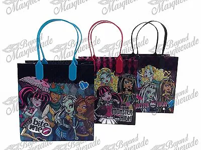 Monster High Party Favor Supplies Goody Loot Gift Bags [12ct] • $18.95