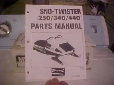 1976  Mercury Sno - Twister  Snowmobile Parts Manual No Pictures • $16.95