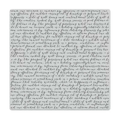 Hero Arts  SCRIPT  Background Cling Bold Prints Stamp 6 X6  2021 • $12.95