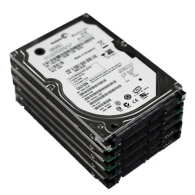 Lot Of 5 Seagate Momentus 80GB SATA HDD 1.5Gb/s 8MB 7200RPM 2.5” *FAST SHIPPING* • $39.99