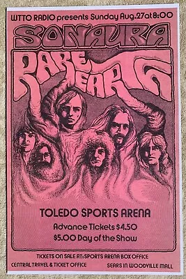 RARE EARTH 1972 Classic Rock MOTOWN Toledo Rock Concert Gig Poster • $21.99