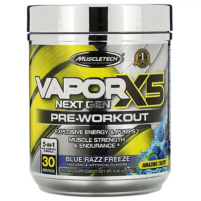 Muscletech VaporX5 Next Gen Pre-Workout Sport Nutrition Supplement Powder • $25.92