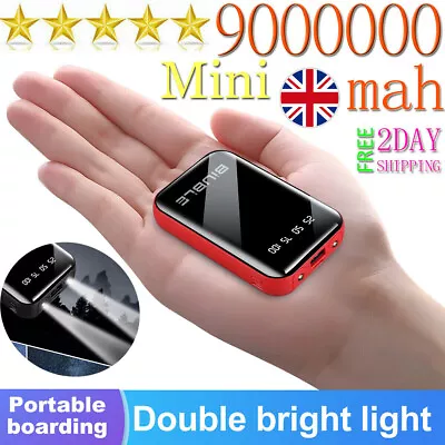 View Details 9000000mAh Power Bank Portable Fast Charger Battery Pack USB For Mobile Phone • 9.85£