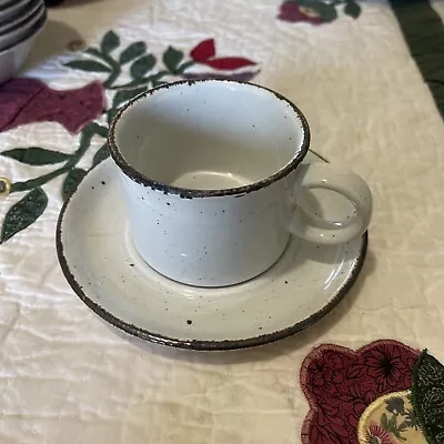 Rare Wedgwood Midwinter Stonehenge Cup/saucer England Pottery • $14.99