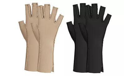 Hand Compression Gloves Joint Support Typing Gloves Breathable Gloves Fingerless • $12.86
