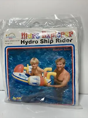 Vintage Inflatable Toy  Mars Explorer Hydro Ship Rider 41000 Size:36” NOS Pool • $155.10