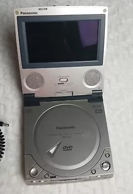 PANASONIC DVD L50 VINTAGE DVD/CD PLAYER / Battery/ Car Adapter Charger *WORKS* • $89.95