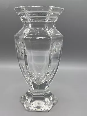 Waterford Crystal ODESSA  8” Vase Hexagon Shape: Art Deco Design MINT • $65