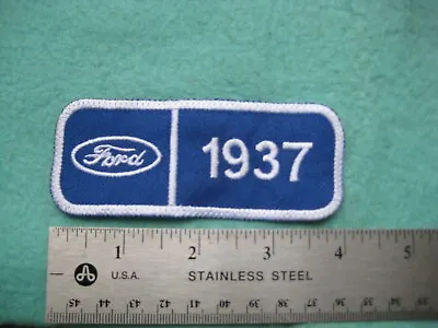 Ford 1937 Dealer Service  Uniform Hat Patch • $9.99