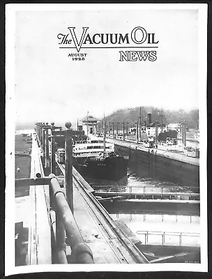 Vacuum Oil News Mobiloil Mobil Oil Gargoyle August 1928 16pp. Scarce VGC • $29.99