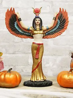 Ebros Gift Egyptian Goddess Isis Ra With Open Wings Statue 12  Tall • $50.99