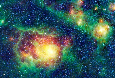 Mosaic Of The Lagoon Nebula Hi Gloss Space Poster Fine Art Print • $13.95