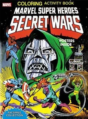 Marvel Super Heroes Secret Wars Coloring Activity Book Facsimile Collection SC  • £4.80