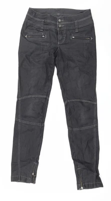 £8 • Buy MAC Jeans Womens Grey  Cotton Straight Jeans Size 34 In L32 In Regular Button  