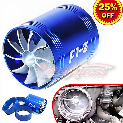 For BENZ Supercharger COLD AIR INTAKE TURBO DUAL Gas Fuel Saver Fan BL 2.5-3.0  • $19.86