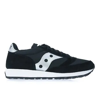 Men's Saucony Originals Jazz 81 Lace Up Trainers In Black • £64.99