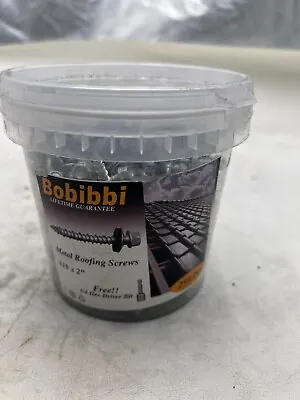 (Qty 250) Bobibbi Metal Roofing Screws #10 X2  W/ 1/4 Hex Driver Bit *SHIPS FAST • $34.99