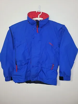 Vintage Marmot Gore-tex Ski Jacket Size Medium Blue Made In USA • $125