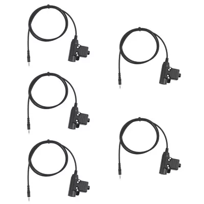 5 PCS Ptt Button Radio Headset Adapter Cell Phone Speaker Amplifier • £49.99