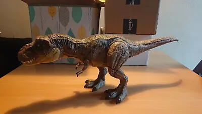 Jurassic World Stomp N Escape Tyrannosaurus Rex T Rex Dinosaur Figure Toy • £12