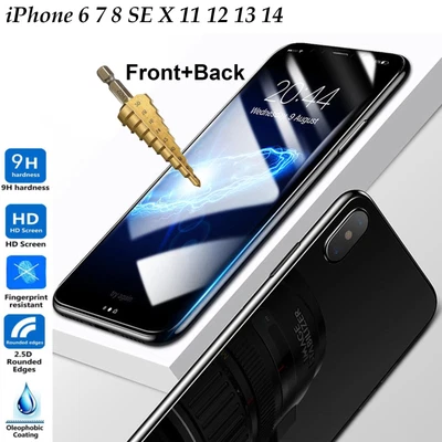 $4.99 • Buy Tempered Glass Screen Protector For Apple IPhone 8 X 11 12 13 14 Plus Pro Max SE
