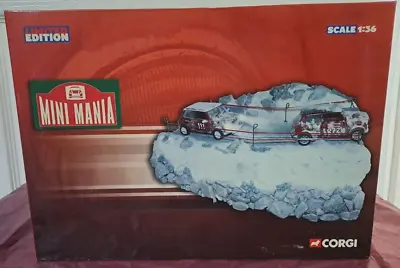 Corgi Diecastwinter Mini Rally Set & Diorama 1:36 Scale  • £69.99