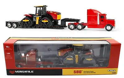 2023 NEW 1:64 ERTL *VERSATILE* Model 580DT Tractor Semi Truck & Lowboy *NIB* • $44.99