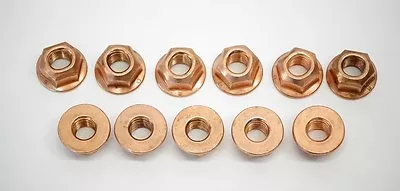 Datsun 240Z 260Z 280Z ZX Copper Exhaust Manifold Flange Nut M8 L24 L26 L28 073 • $21.99