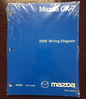 Mazda CX-7 2009 Wiring Diagram Sealed • $24.99