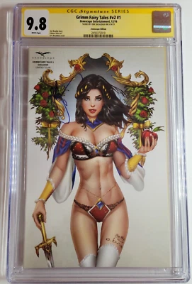 Grimm Fairy Tales V2 #1 CGC 9.8 Signed Eric Basaldua Ebas Limit 250 Virgin Cover • £178.47
