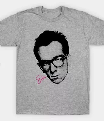 Elvis Costello T-Shirt Unisex Cotton T-shirt Gift For Fan Classic Shirt • $16.99