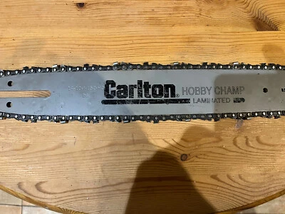 £19.99 • Buy Chainsaw Guide Bar  14” 3/8” New Old Stock  + 52 Drive Link Chain