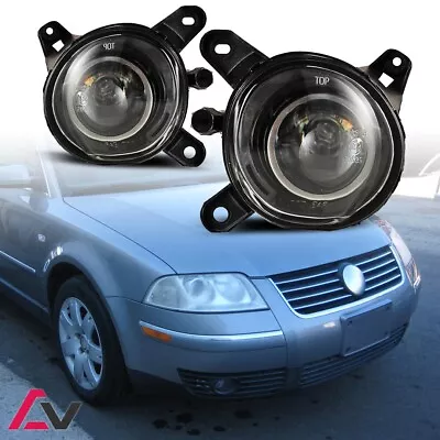 01-05 For VW Passat Clear Lens Pair Bumper Fog Light Lamp Projector Bulbs • $41.99