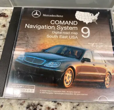 Mercedes Benz Comand Navigation System CD Map 9 South East USA Q 6 46 0033 • $39.95